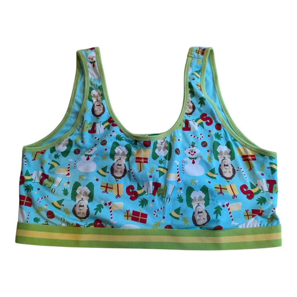 NEW Torrid Elf Santa Scoop Neck Bralette Size 3X Holiday Fun - Picture 3 of 9